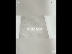 Deep embossed PET MDF